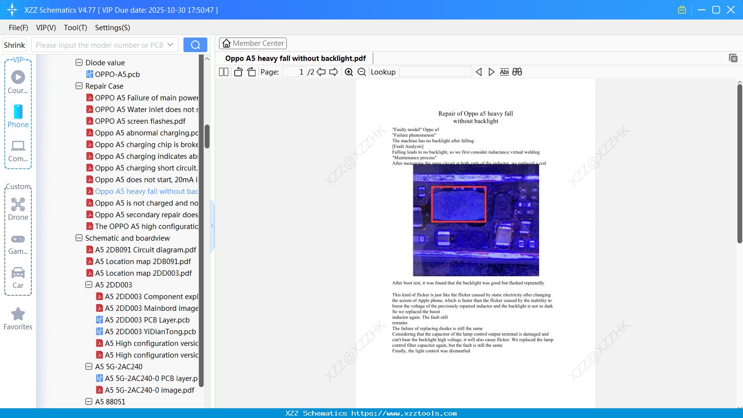 Oppo A5 Heavy Fall Without Backlight